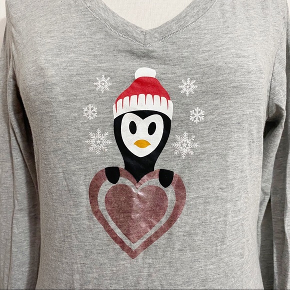 PAUL FRANK for Target penguin heart graphic tee L - Picture 3 of 10